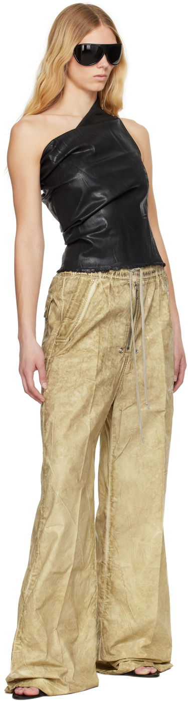 Tielko Rick Owens Rick Owens DRKSHDW Hollywood Athena Cropped Denim Top Čierna | DS01E3131 SCF, 3