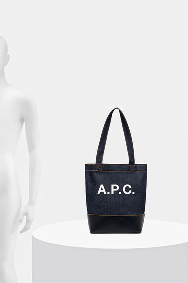 Tote bag A.P.C. Axel Small Tote Bag Modrá | CODDP.M61568.IAK, 5