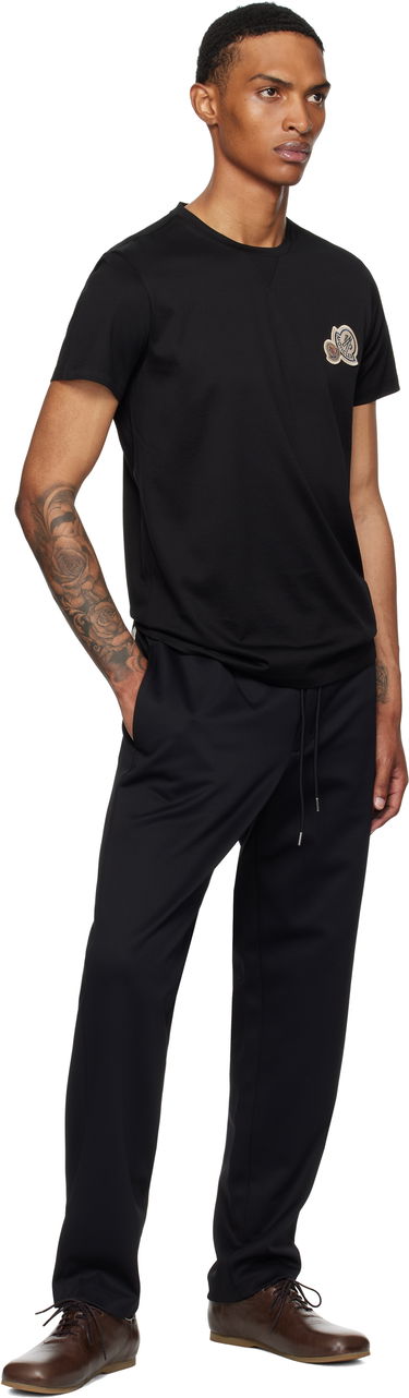 Nohavice Moncler Moncler Logo Jogging Trousers Čierna | K20912A0002289ALO, 3