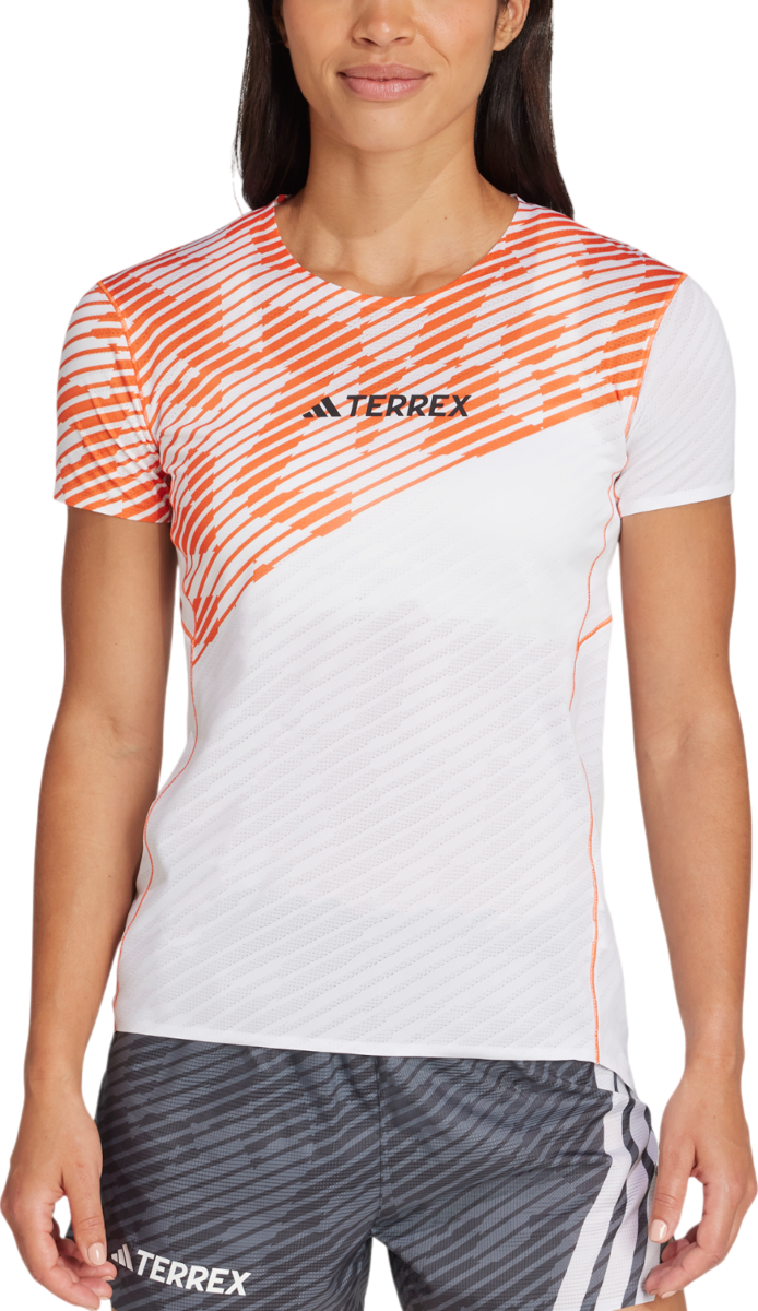 Tričko adidas Performance Terrex Techrock Pro T-Shirt Biela | jx2800, 0