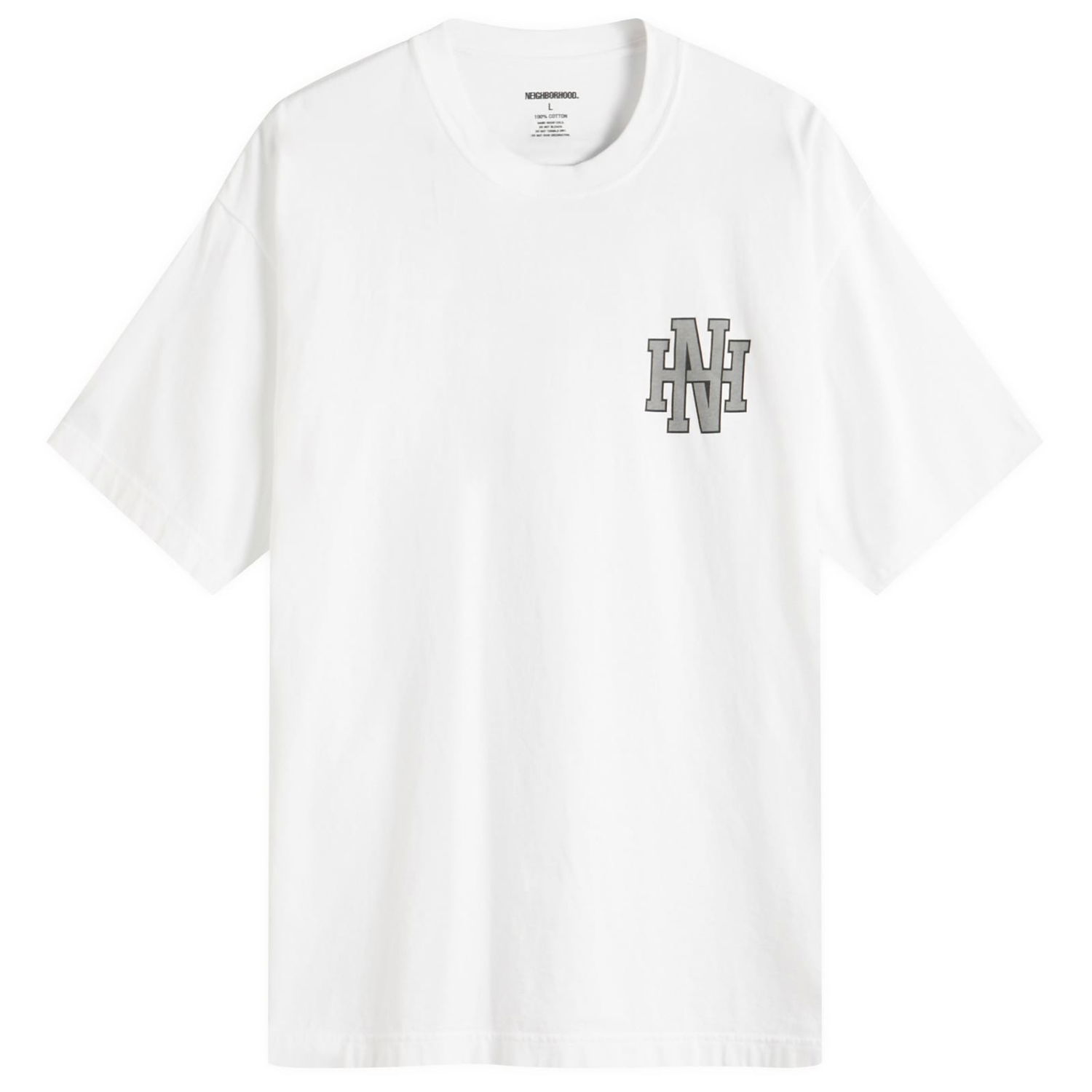 Tričko Neighborhood Neighborhood SS-3 T-Shirt, Size Large Biela | 251PCNH-ST03-WHT, 0