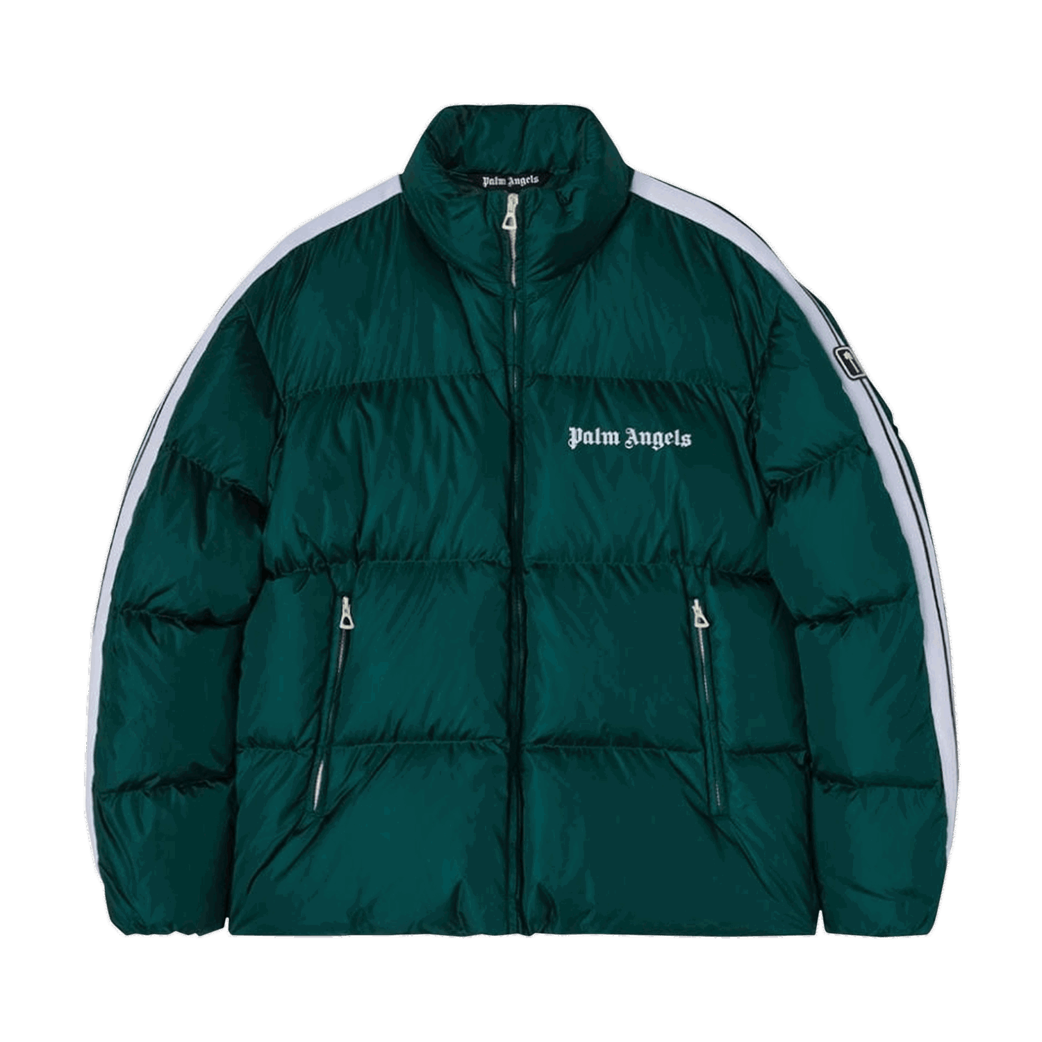 Prešívaná bunda Palm Angels Classic Track Down Jacket Zelené | PMED019F22FAB0015501, 0