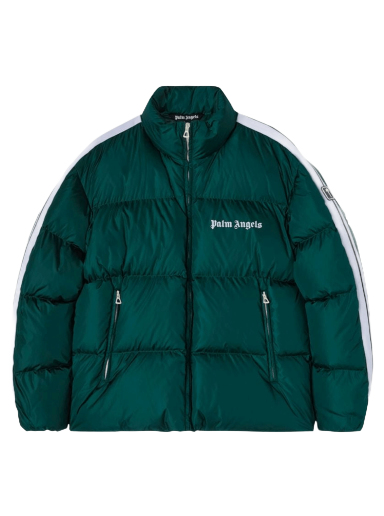 Prešívaná bunda Palm Angels Classic Track Down Jacket Zelené | PMED019F22FAB0015501
