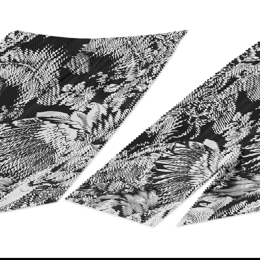 Plavky Palm Angels Jungle Parrots Swim Short Čierna | PMFA005S22FAB0011001, 0