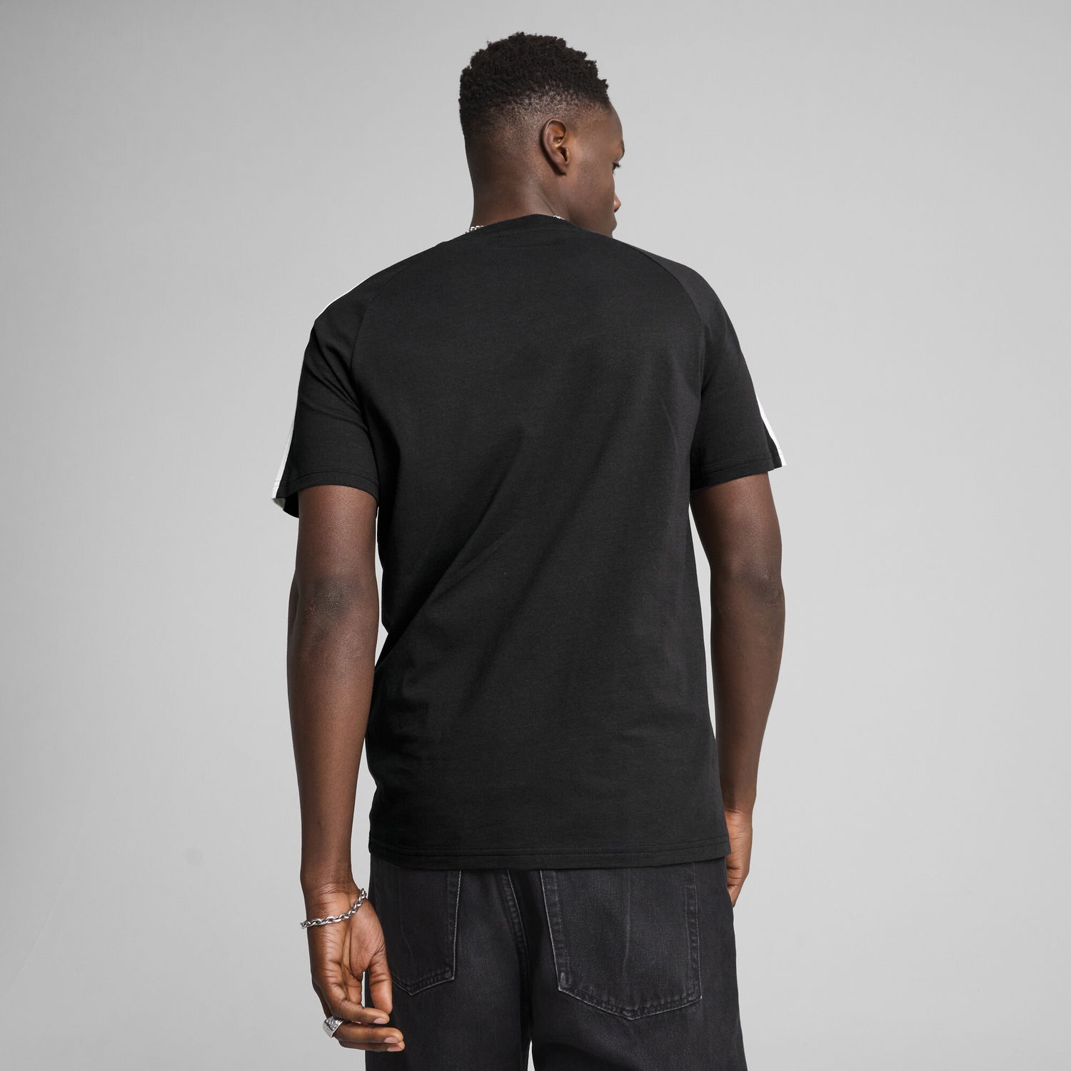 Tričko Puma T7 T-Shirt Čierna | 629592_01, 1