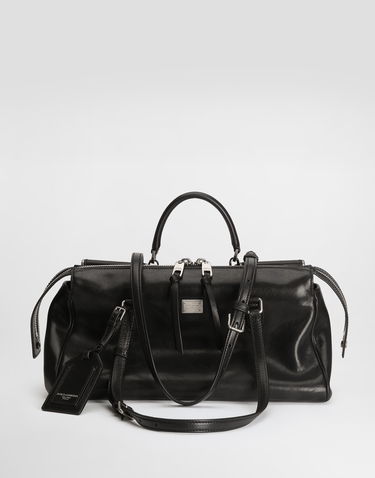 Taška cez rameno Dolce & Gabbana Dolce & Gabbana Vittoria Calfskin Shoulder and Crossbody Bag Čierna | BB7844AW11880999, 2