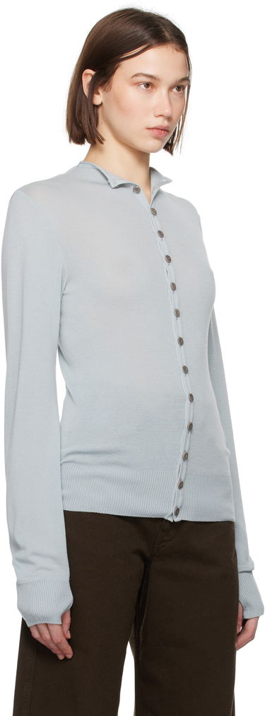 Sveter LEMAIRE Lemaire Fitted Seamless Cardigan Modrá | TO1277 LK1032, 1