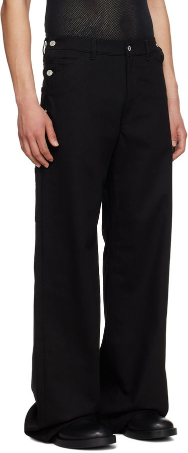 Cargo nohavice Courrèges Courrèges Sailor Jeans Čierna | 124DPA188DE0020, 1