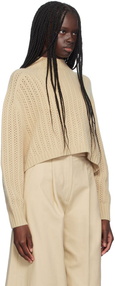 Sveter Max Mara Max Mara Knit Sweater Béžová | 2421366021600, 4