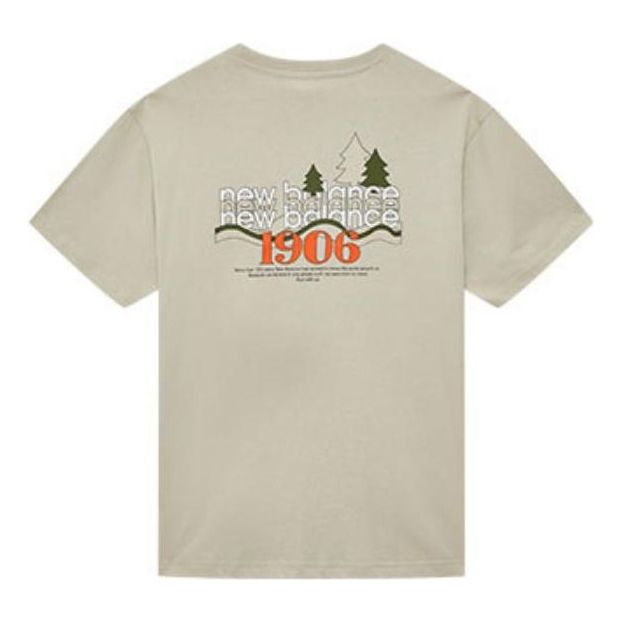 Tričko New Balance Graphic T-Shirt Béžová | AMT22367-LGB