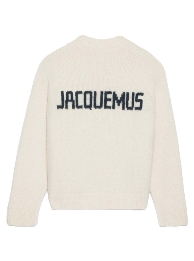 Mikina Jacquemus La Maille Pavane Knitwear Off-White Biela | 236KN284-2329-110