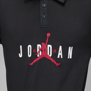 Polo tričko Jordan Essentials Rugby Polo Shirt Čierna | DV7654-010, 2