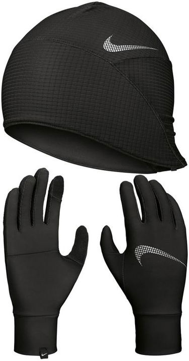 Rukavice Nike Set rukavice + čepice Čierna | 9385-15-082, 0