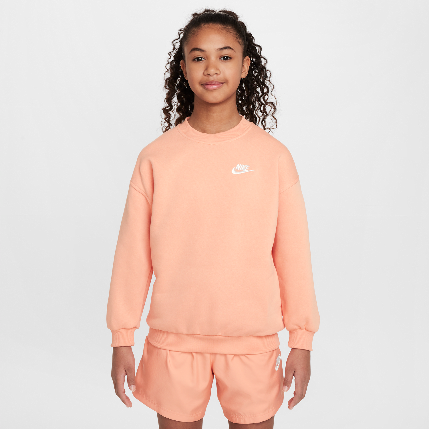 Sveter Nike Nike Sportswear Club Fleece Crewneck Sweatshirt Oranžová | FD2923-844, 0