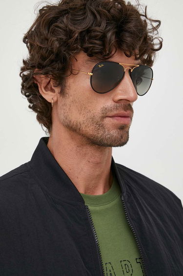 Slnečné okuliare Ray-Ban Ray-Ban Aviator Full Color Sunglasses Čierna | 0RB3025JM, 0