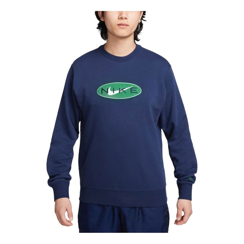 Sveter Nike Sportswear French Terry Crewneck Sweatshirt Modrá | FZ4729-410