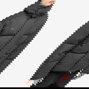 Prešívaná bunda PANGAIA Pangaia FLWRDWN Recycled Nylon Short Puffer Jacket Čierna | 100011679868, 2