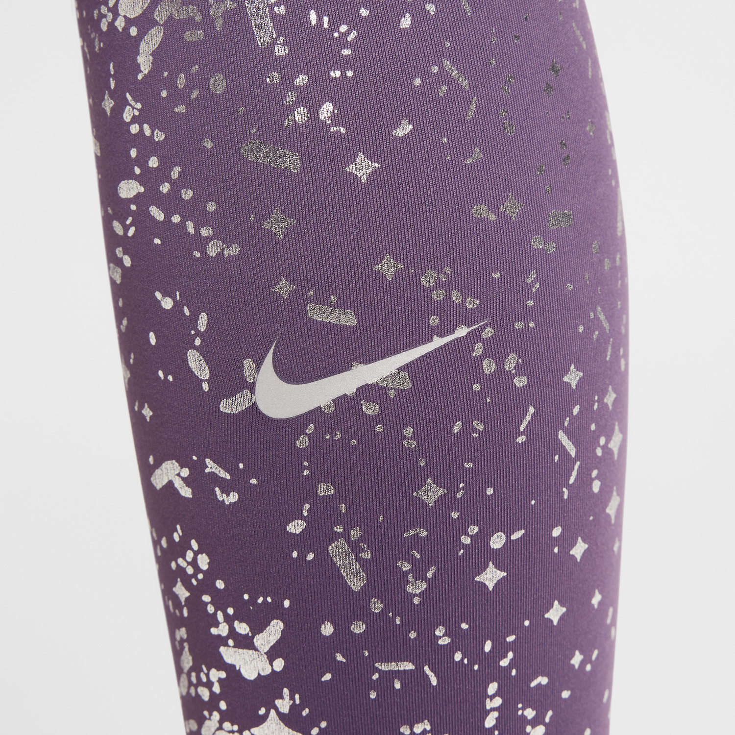 Legíny Nike One Dri-FIT High-Waisted Printed Leggings Fialová | HF4410-573, 1