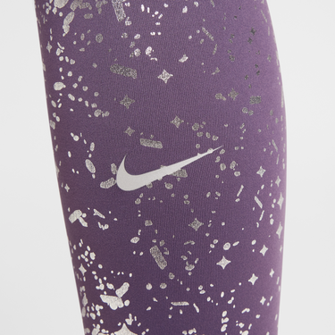Legíny Nike One Dri-FIT High-Waisted Printed Leggings Fialová | HF4410-573, 1