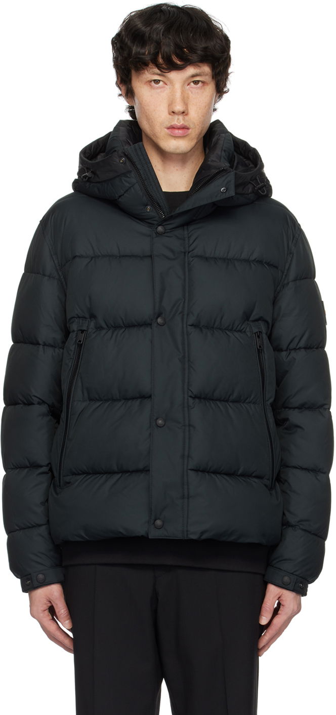 Prešívaná bunda BOSS Regular-Fit Puffer Jacket Čierna | 50528573, 0
