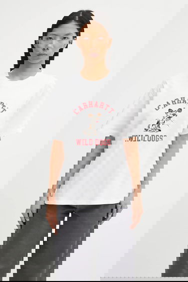 Tričko Carhartt WIP Short Sleeve Wild Dog T-Shirt Biela | I035487.02XX, 0