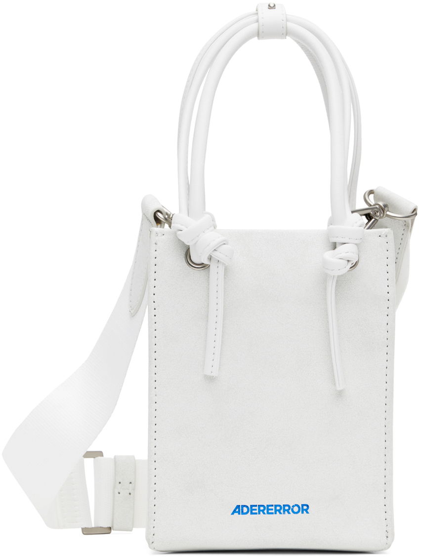Mini Shopping White Shoulder Bag
