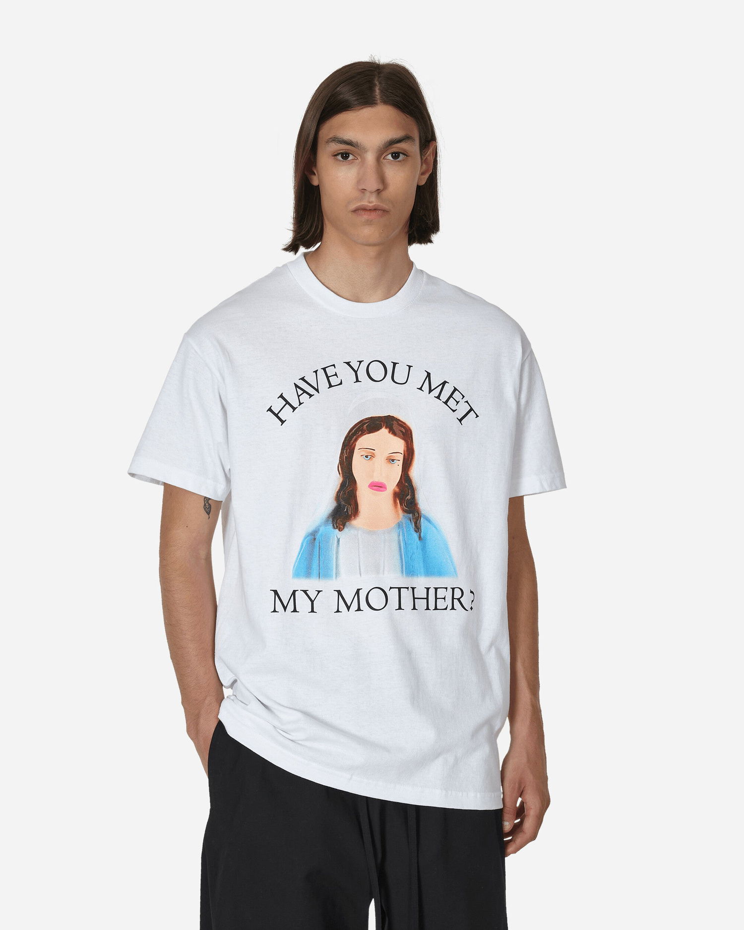 Tričko Pleasures Mother T-Shirt White Biela | P23SU054 WHITE, 0