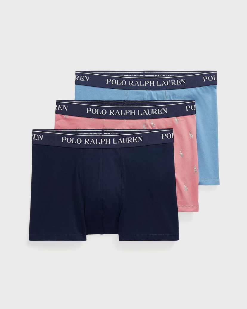 Boxerky Polo by Ralph Lauren Classic Trunk 3-Pack Rôznofarebný | 714830299174
