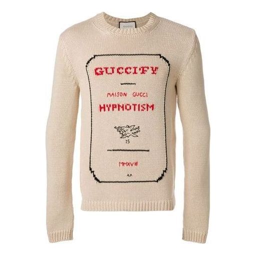 Sveter Gucci Guccify Hypnotism Knitted Sweater Béžová | 519444-X9S78-9169, 0