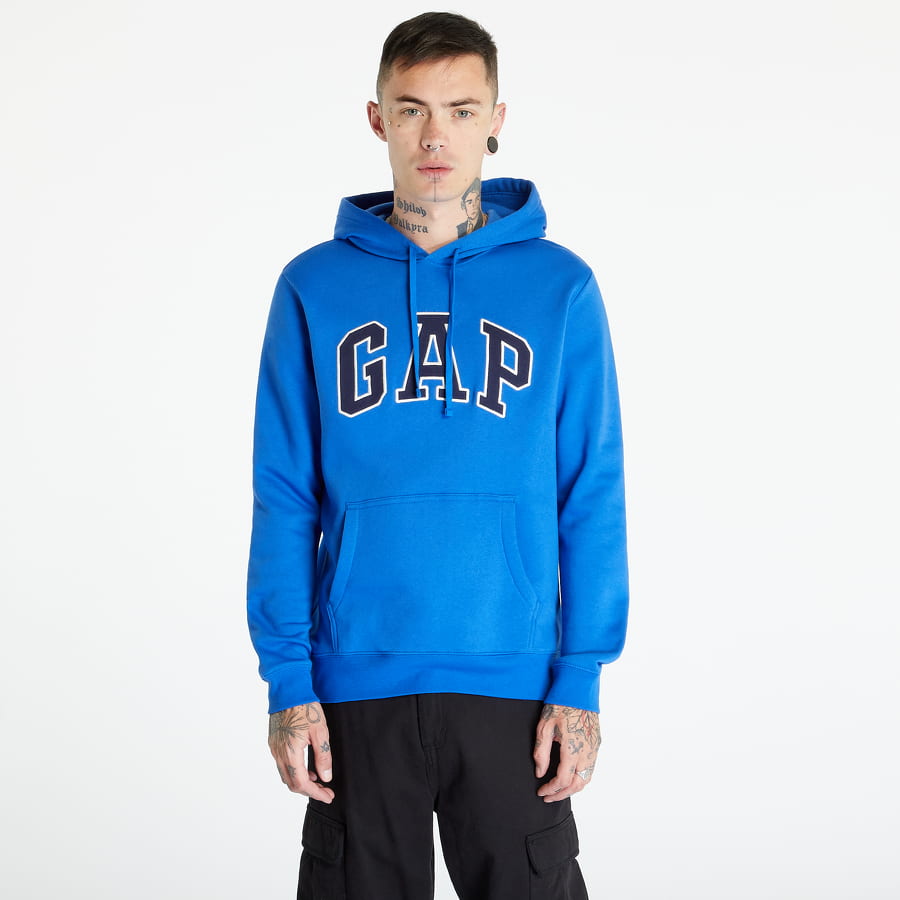 Mikina GAP V-Heritage Logo Modrá | 738102-31, 0