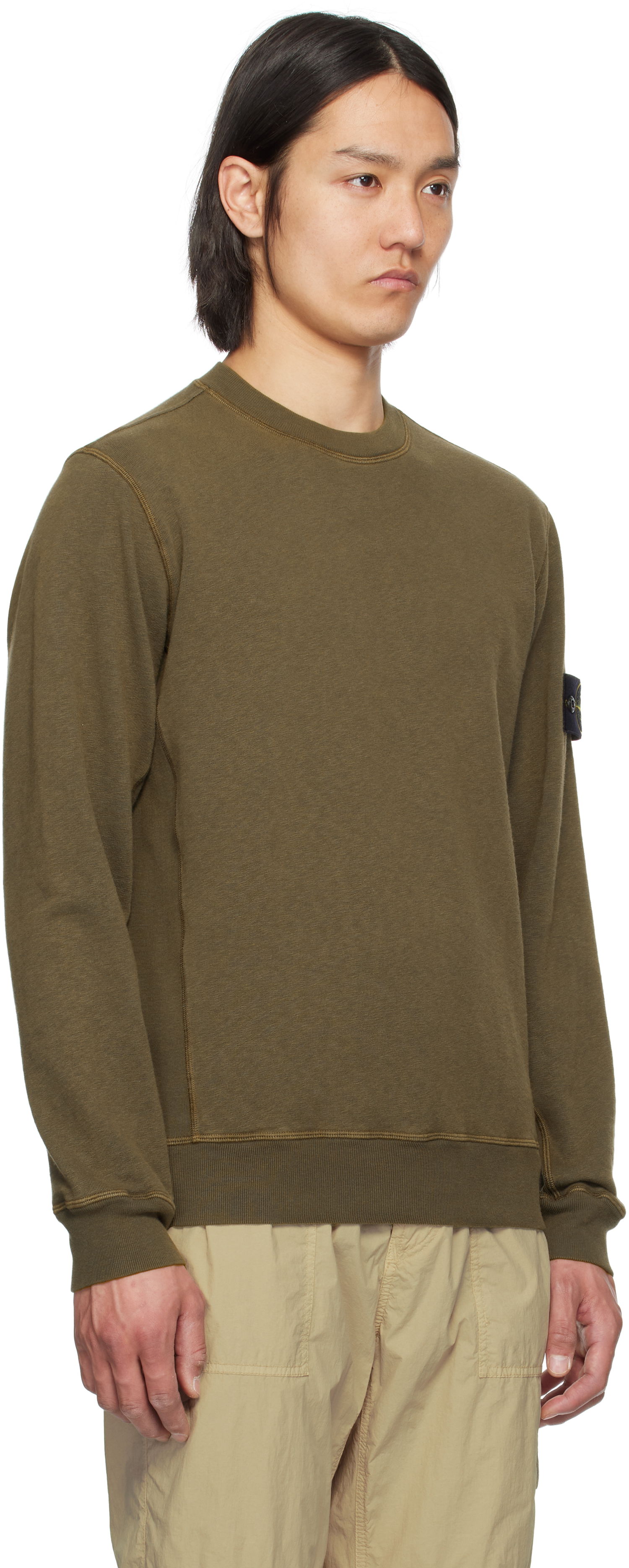 Sveter Stone Island Stone Island Fleece Sweatshirt Zelené | K1S15 6100020 S0060, 1