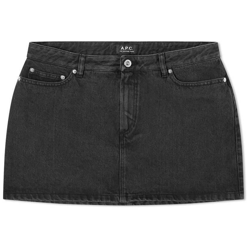 Sukňa A.P.C. Mini Denim Skirt Čierna | COGEX-F06093-LZE