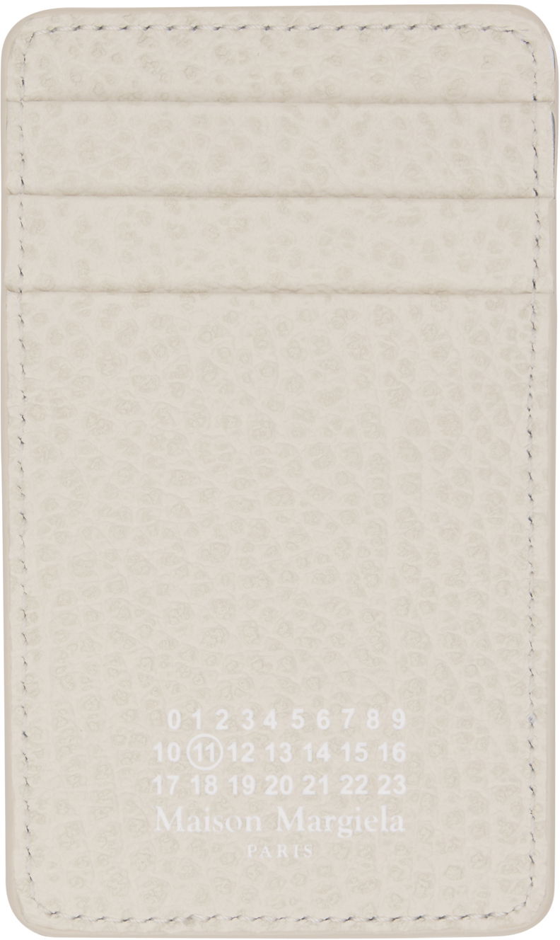Peňaženka Maison Margiela Four Stitches Card Holder Šedá | SA1VX0017 P4455, 0