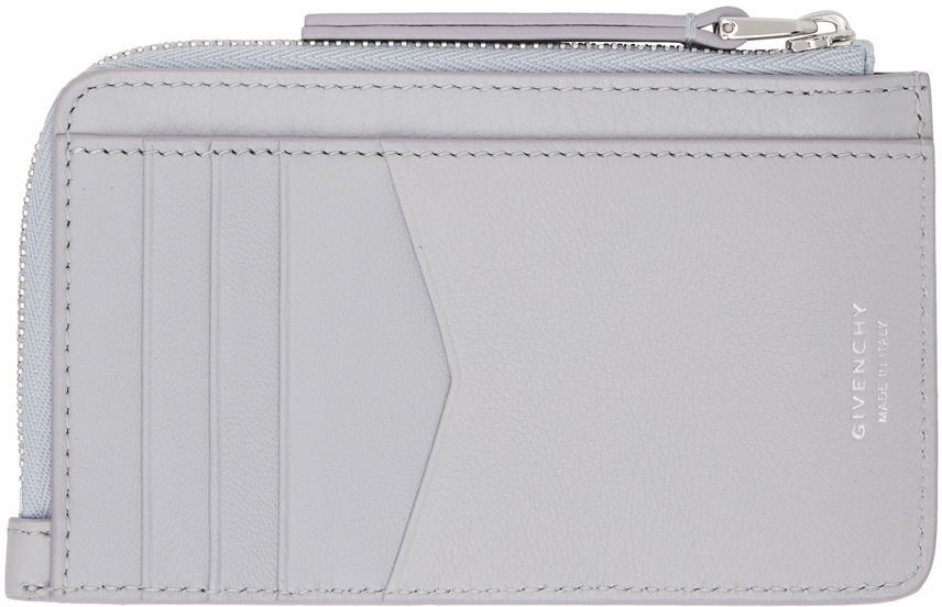 Peňaženka Givenchy Voyou Zipped Card Holder Šedá | BB60LSB1Q7050, 1