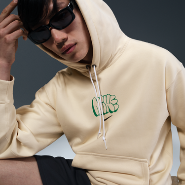 Mikina Nike Solo Swoosh Fleece Hoodie Béžová | HQ4181-113, 2