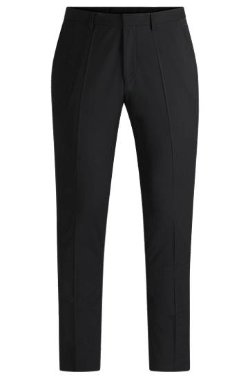Nohavice BOSS Extra Slim Fit Super Flex Trousers Čierna | 50446520, 0
