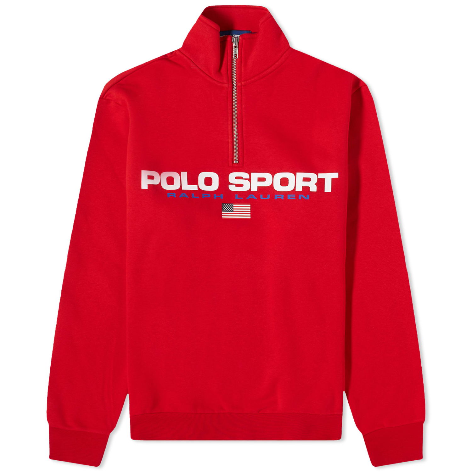 Mikina Polo by Ralph Lauren Polo Ralph Lauren Polo Sport Quarter Zip Sweat Rl Červená | 710835766017, 0