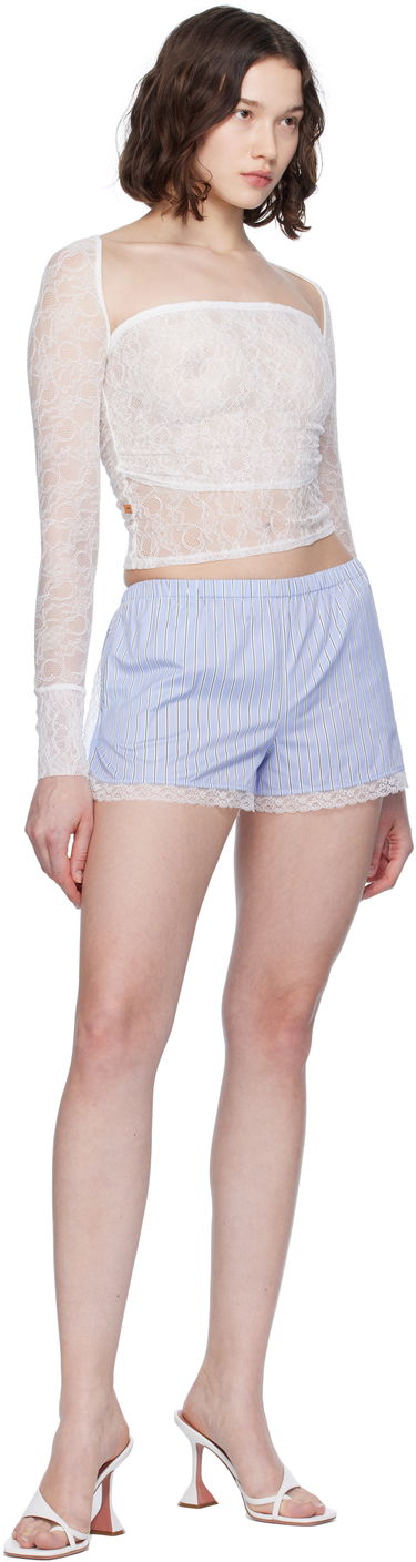 Crop Top Miaou Miaou Iris Lace Top Biela | 7112SLCDOV, 3
