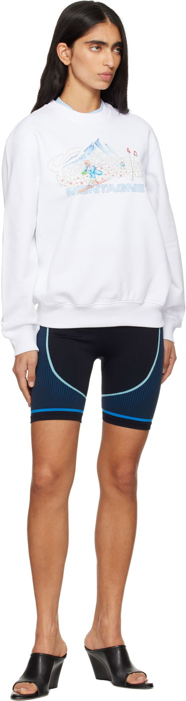 Mikina Casablanca Ski Sweatshirt Biela | W-AW25-JTP-364-01-EX-SKI, 3