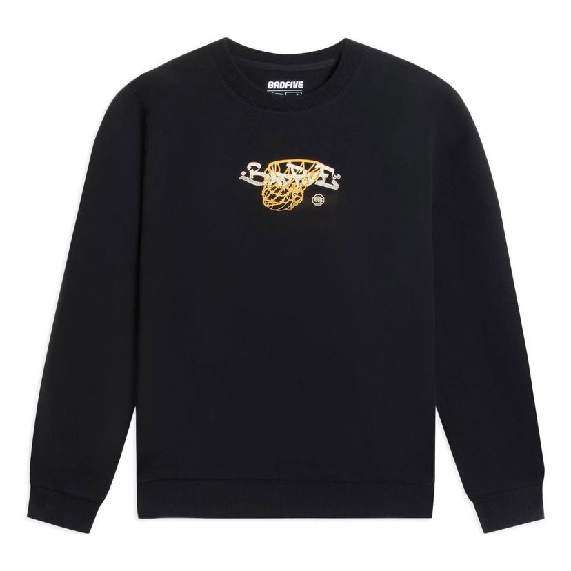 Mikina Li-Ning Hoops Graphic Sweatshirt Čierna | AWDSB99-4