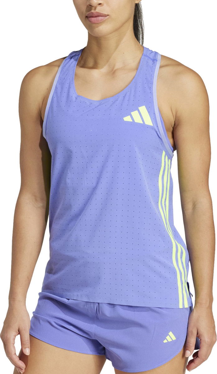 Tielko adidas Originals Adizero Tank Top Fialová | it4561, 0