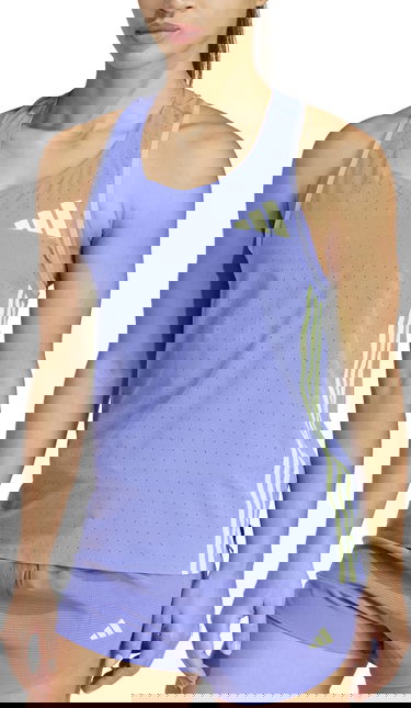 Tielko adidas Originals Adizero Tank Top Fialová | it4561, 0