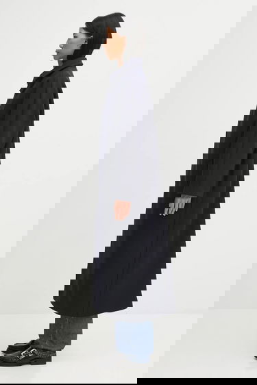 Kabáty A.P.C. Long Wool Blend Coat Gaia Navy | WVBEB.F01533, 1