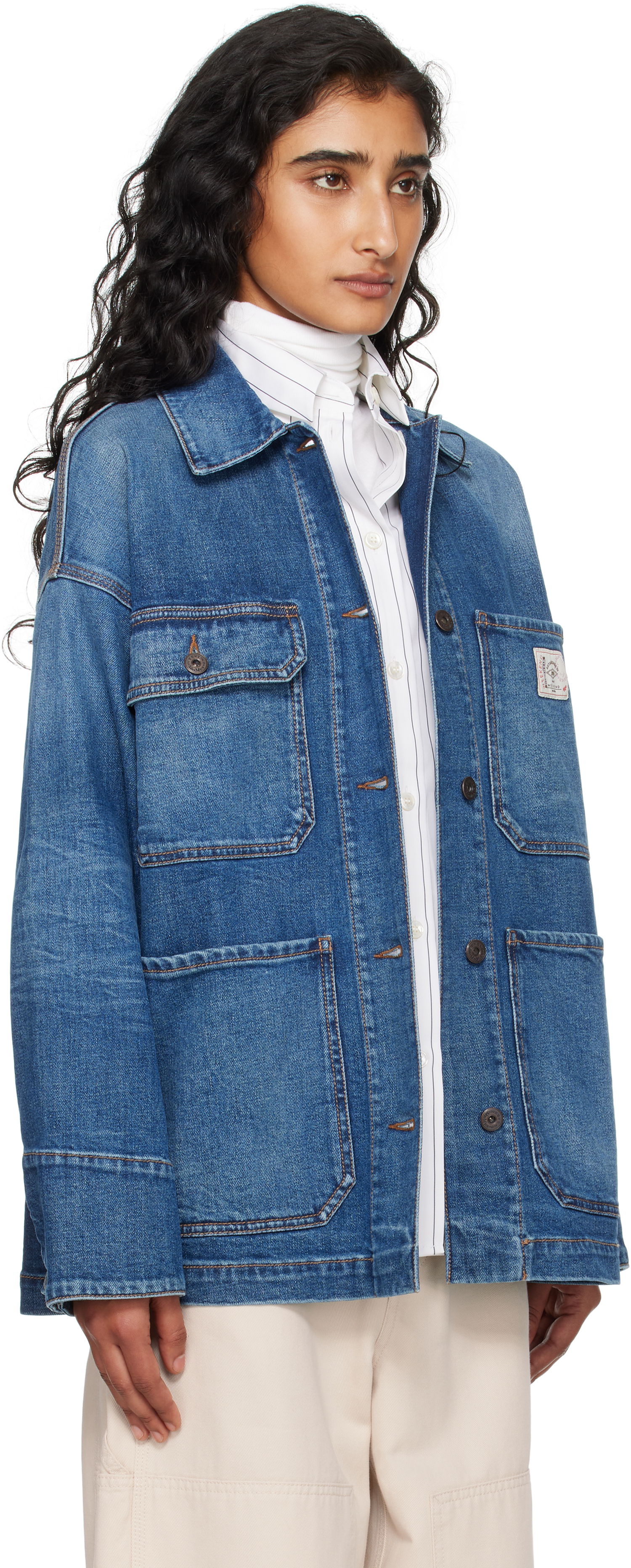 Bunda Max Mara Weekend Max Mara Aligi Denim Jacket Modrá | 2525046051600, 1