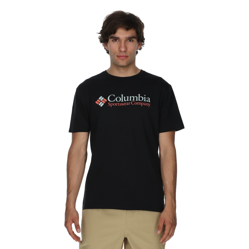 Tričko Columbia T-shirt Basic Logo Čierna | 1680053001