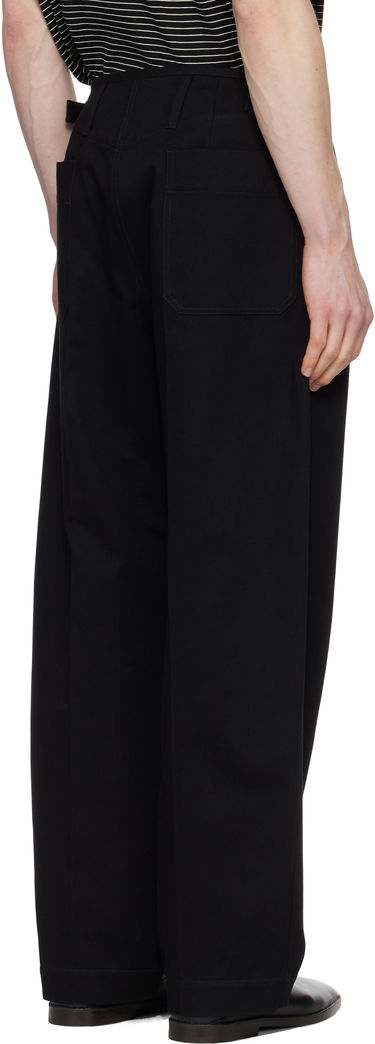 Nohavice LEMAIRE Lemaire Pleated Carrot Trousers Čierna | PA1194 LF1365, 2