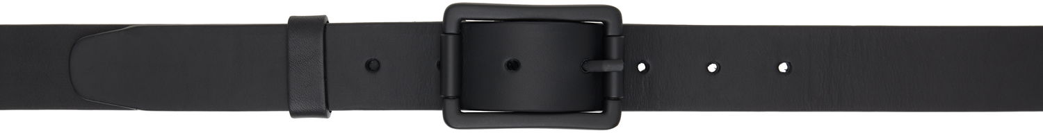 Opasok Studio Nicholson Studio Nicholson Leather Belt Čierna | BELT SNW - 971, 0