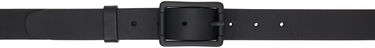 Opasok Studio Nicholson Studio Nicholson Leather Belt Čierna | BELT SNW - 971, 0