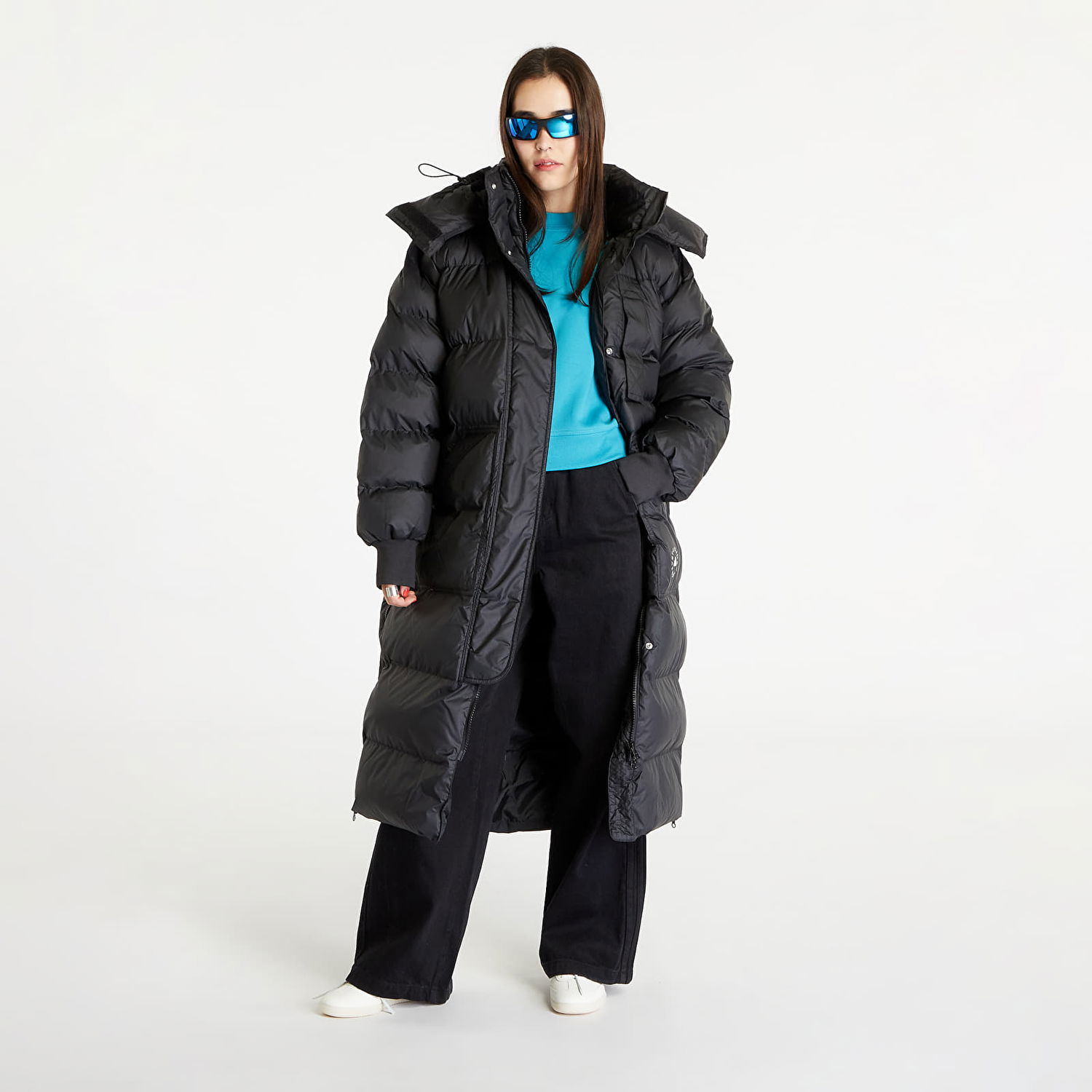Prešívaná bunda adidas Performance x Stella McCartney Čierna | HZ9130, 0