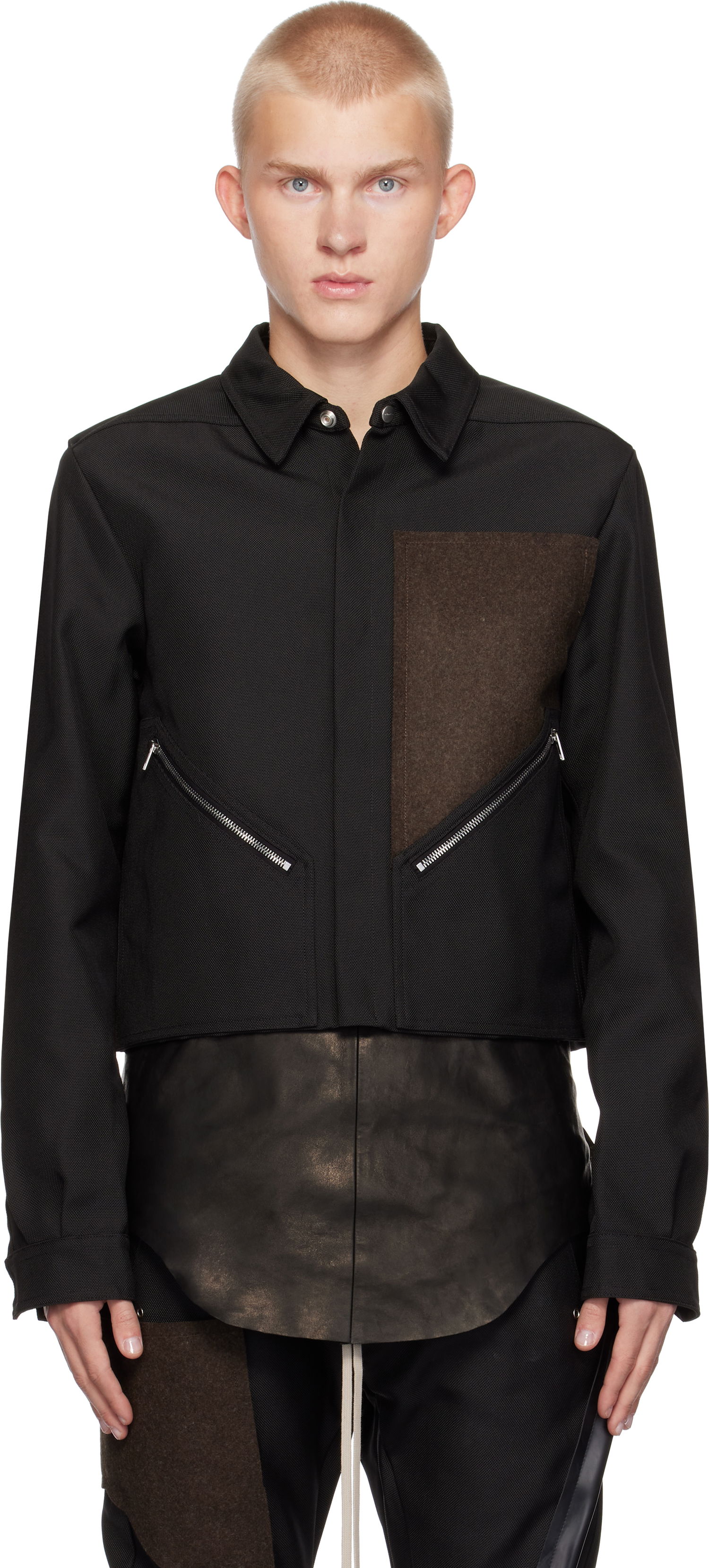 Bunda Rick Owens Porterville Alice Jacket Čierna | RR02D6743 HDUWTY, 0